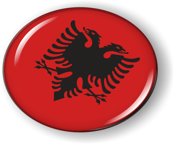 Albania Flag - Country Emblem